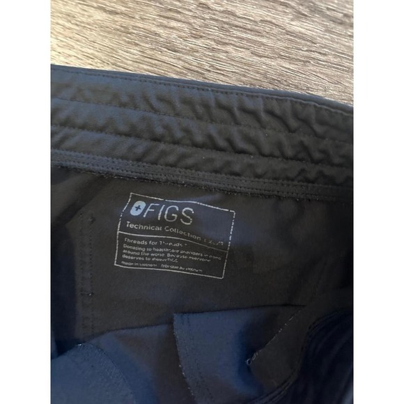 FIGS Black Technical Collection Scrub Top Pants Set XXL - Picture 8 of 8